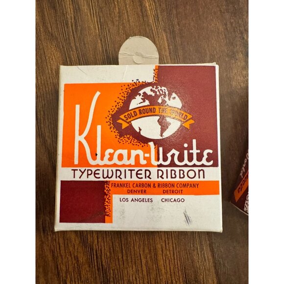 VTG Kleanwrite Typewriter Ribbon Black & Red M Nylon Remington & Underwood LA - Picture 6 of 6